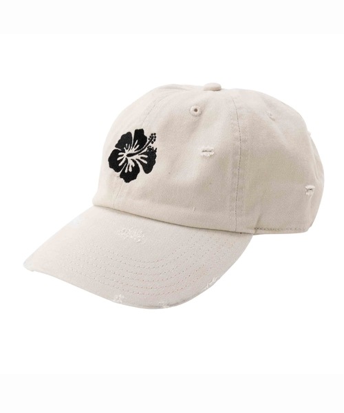 SEA（シー）の「ハイビスカス ダメージキャップ（キャップ・レディース・ブラック/レッド/ベージュ・ONE SIZE）」の15枚目の写真