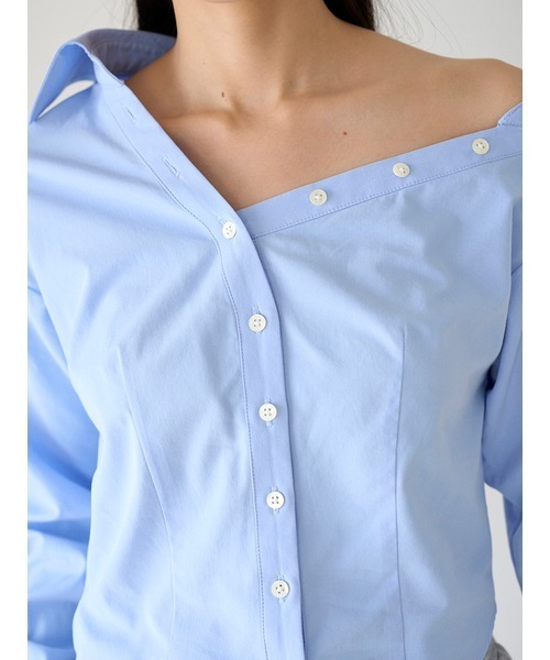 【セール】アシメントリーシャツ（シャツ/ブラウス）｜SNIDEL（スナイデル）