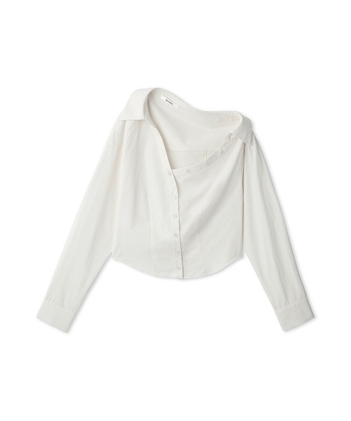 【セール】アシメントリーシャツ（シャツ/ブラウス）｜SNIDEL（スナイデル）