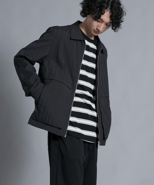 【セール】aimoha men Classic Stripe Line Jacket（ブルゾン）｜aimoha（アイモハ） 7,866円