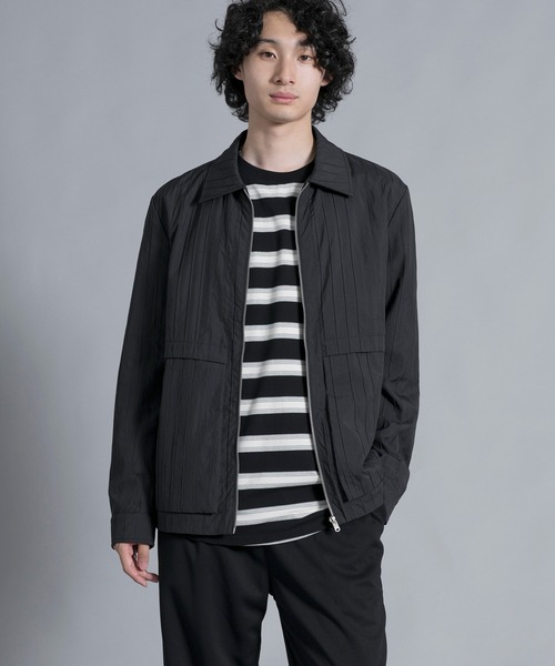aimoha(アイモハ)の「aimoha men Classic Stripe Line Jacket(ブルゾン・メンズ・ブラック/ベージュ・LARGE/X-LARGE/XX-LARGE/XXX-LARGE)」の3枚目の写真