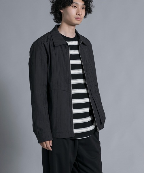 aimoha(アイモハ)の「aimoha men Classic Stripe Line Jacket(ブルゾン・メンズ・ブラック/ベージュ・LARGE/X-LARGE/XX-LARGE/XXX-LARGE)」の6枚目の写真