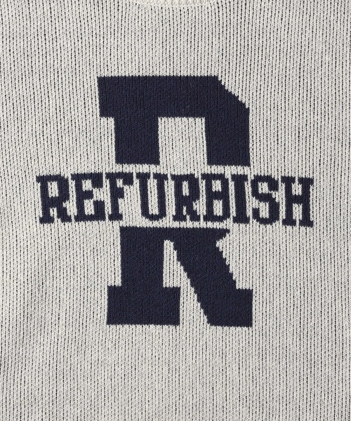 Right-on（ライトオン）の「【Refurbish】ジャガードニットレイヤード（ニット/セーター・キッズ・ブラック/オフホワイト・130/140/150/160）」の5枚目の写真