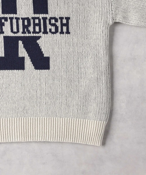 Right-on（ライトオン）の「【Refurbish】ジャガードニットレイヤード（ニット/セーター・キッズ・ブラック/オフホワイト・130/140/150/160）」の7枚目の写真