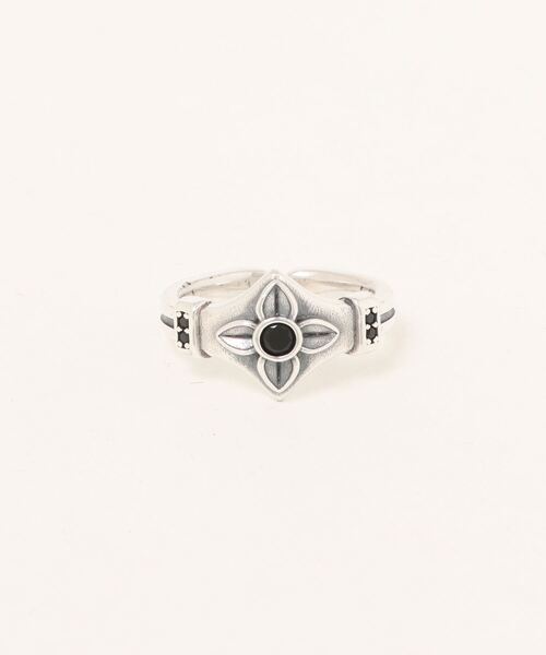 blatto(ブラット)の「【blatto 925silver】925シルバー ストーン フラワー フリーサイズ サイズ調節可 リング 指輪 bla-ring-00737 N(リング・メンズ・クリア/ブルー/ブラック・FREE)」の15枚目の写真