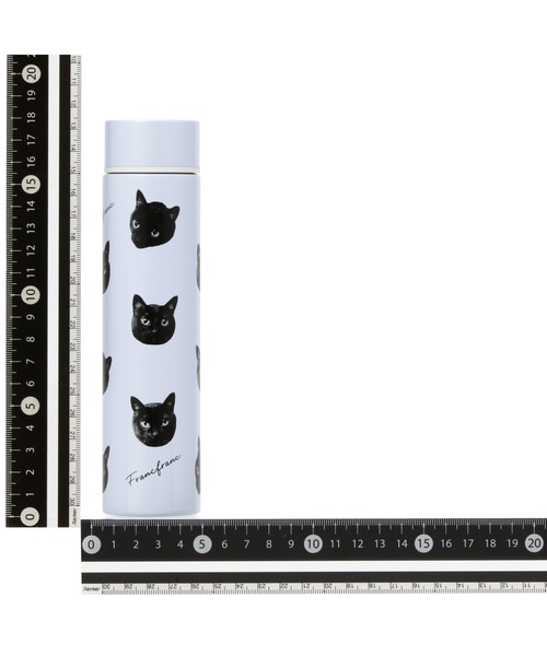 シュシュ ボトル 180ml キャット ブルー（水筒）｜Francfranc（フラン