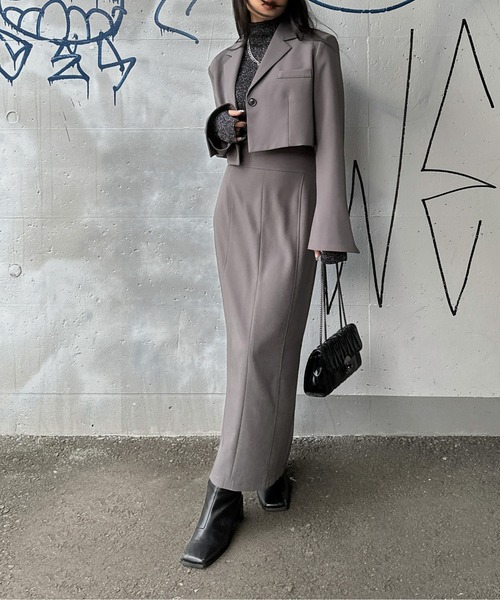 LVEU.（ラブユ.）の「【LVEU.】スクエアチェーンミニバッグ / バッグ BAG 鞄 ショルダー ミニ チェーン スクエア 横長 合皮 合成皮革 ブラック（ショルダーバッグ・レディース・ブラック・FREE）」の21枚目の写真