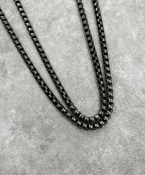 LVEU.（ラブユ.）の「【LVEU.】スクエアチェーンミニバッグ / バッグ BAG 鞄 ショルダー ミニ チェーン スクエア 横長 合皮 合成皮革 ブラック（ショルダーバッグ・レディース・ブラック・FREE）」の14枚目の写真