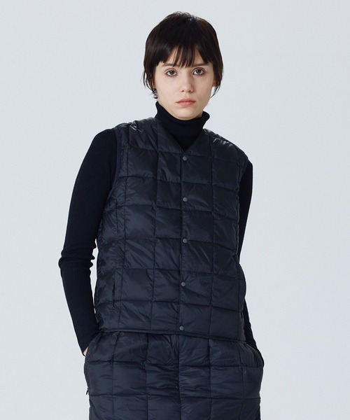 TAION（タイオン）】〈UNISEX〉ベーシック Vネックボタン