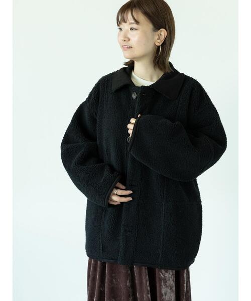 Lugnoncure（ルノンキュール）の「リバーシブルフェイクムートンコート