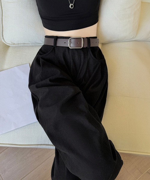 Miniministore(ミニミニストア)の「コーデュロイパンツ裏起毛ノーマル2タイプ(カーゴパンツ・レディース・ブラック系1/ブラック系2/ブラウン系1/ブラウン系2/ベージュ系1/ベージュ系2/アイボリー系1/アイボリー系2・M/L/XL)」の18枚目の写真