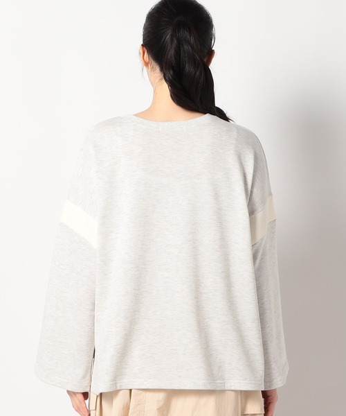 Grand PARK（グランドパーク）の「ナンバリングロゴライトトレーナー（スウェット・レディース・ベージュ/ライトグレー/グレー・FREE）」の11枚目の写真
