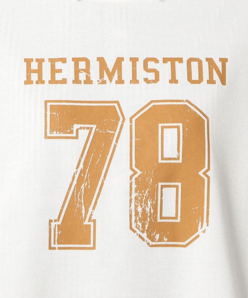 Grand PARK（グランドパーク）の「ナンバリングロゴライトトレーナー（スウェット・レディース・ベージュ/ライトグレー/グレー・FREE）」の6枚目の写真