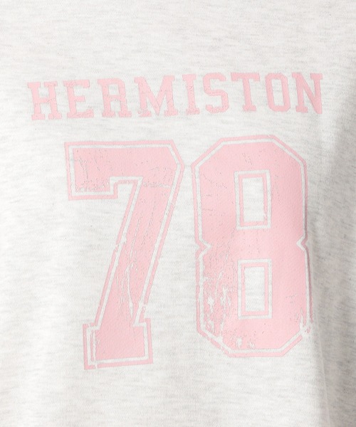 Grand PARK（グランドパーク）の「ナンバリングロゴライトトレーナー（スウェット・レディース・ベージュ/ライトグレー/グレー・FREE）」の5枚目の写真