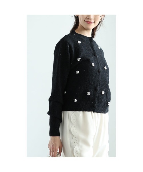 Sawa a la mode(サワアラモード)の「ダイヤ柄ラメニットカーディガン(カーディガン/ボレロ・レディース・ブラック/レッド/ホワイト・FREE)」の16枚目の写真