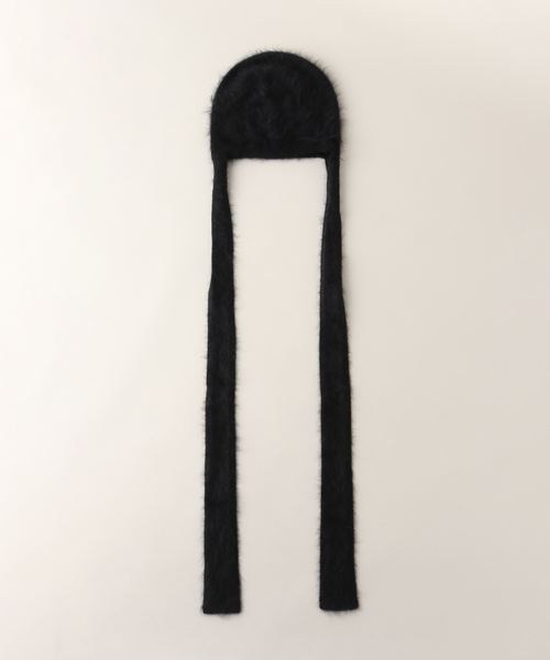 EDIT. FOR LULU(エディットフォールル)の「【LISA YANG/リサ・ヤン】Brushed Tied Hood(ニットキャップ/ビーニー・レディース・ブラウン/ブラック・FREE)」の15枚目の写真