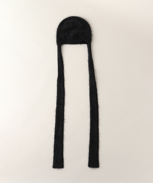 EDIT. FOR LULU(エディットフォールル)の「【LISA YANG/リサ・ヤン】Brushed Tied Hood(ニットキャップ/ビーニー・レディース・ブラウン/ブラック・FREE)」の16枚目の写真