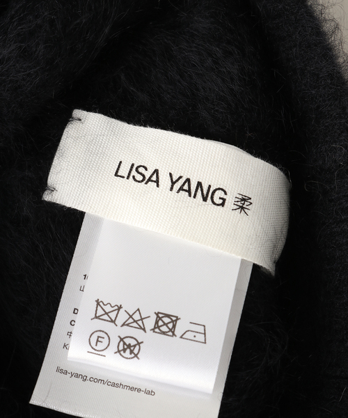 EDIT. FOR LULU(エディットフォールル)の「【LISA YANG/リサ・ヤン】Brushed Tied Hood(ニットキャップ/ビーニー・レディース・ブラウン/ブラック・FREE)」の18枚目の写真