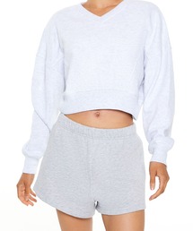 裏毛Vネックプルオーバー