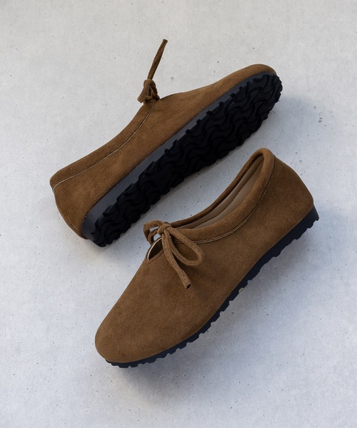 SVEC（シュベック）の「リボンポイント スリッポンシューズ（スリッポン・レディース・ベージュ系その他/ブラウン系その他・35/40/39/38/37/36）」の5枚目の写真