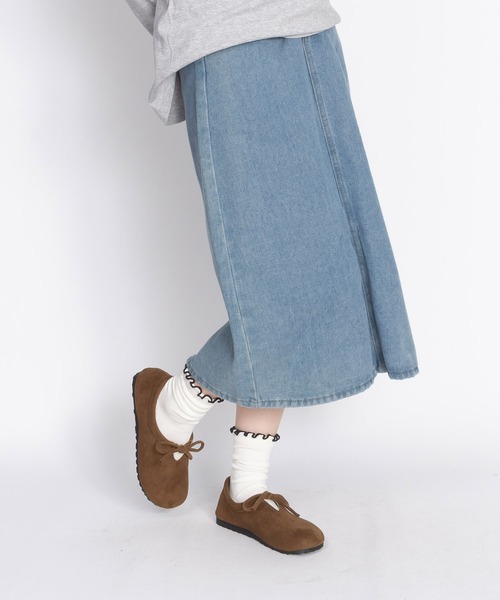 SVEC（シュベック）の「リボンポイント スリッポンシューズ（スリッポン・レディース・ベージュ系その他/ブラウン系その他・35/40/39/38/37/36）」の22枚目の写真