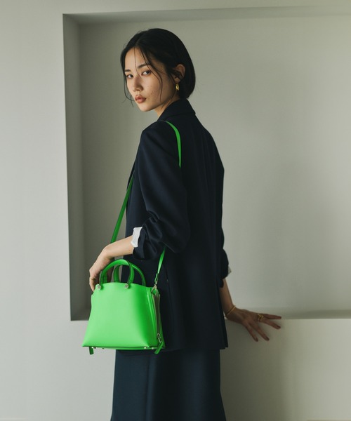 E'POR(エポール)の「【E'POR】Y BAG Mini【超軽量】(ハンドバッグ・レディース・ブラック/ラベンダー/キナリ/ライトグリーン/グリーン/ライトグレー/ミント/ダークグリーン/グレー/ピンク/パープル/ダークブラウン・FREE)」の6枚目の写真