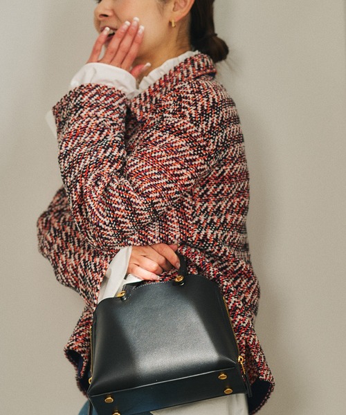 E'POR(エポール)の「【E'POR】Y BAG Mini【超軽量】(ハンドバッグ・レディース・ブラック/ラベンダー/キナリ/ライトグリーン/グリーン/ライトグレー/ミント/ダークグリーン/グレー/ピンク/パープル/ダークブラウン・FREE)」の15枚目の写真