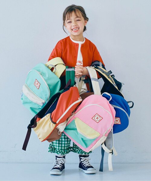 p.premier（ピードットプルミエ）の「マルチカラーリュック（バックパック/リュック・キッズ・ブルー/ブラック/サックスブルー/ピンク/レッド・SMALL/MEDIUM）」の15枚目の写真