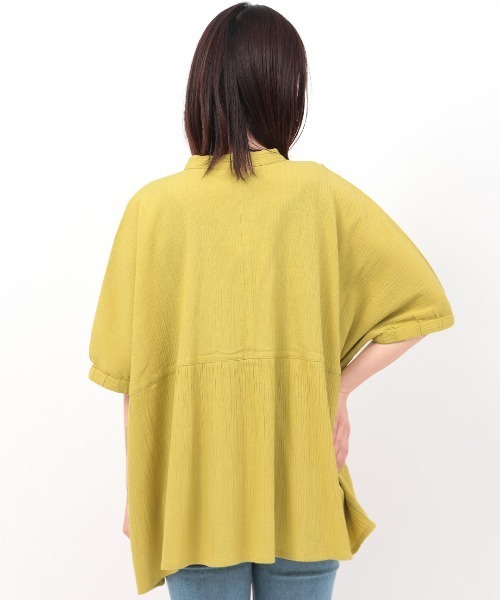 チチカカ(チチカカ)の「Rico クレープペイズリー刺繍プルオーバー(シャツ/ブラウス・レディース・イエロー/ライトベージュ/チャコールグレー・FREE)」の19枚目の写真