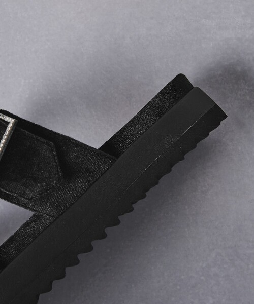 ビジュー付きブラックスエードミュール セール】ビジュー ミュール（サンダル）｜UNITED ARROWS