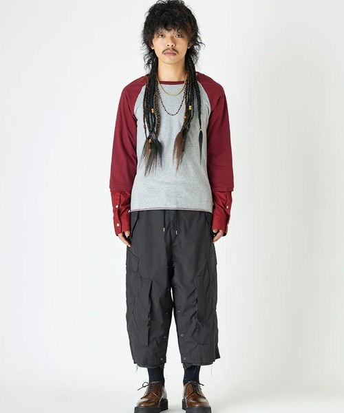 セール】DIET BUTCHER/ダイエットブッチャー Embroidery sleeve