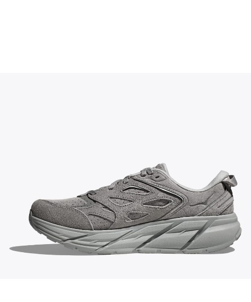 HOKA（ホカ）の「HOKA ONE ONE/ホカ オネオネ  CLIFTON L SUEDE クリフトン L スエード（スニーカー・メンズ・ブラック/グレー・23/24/25/26/27/28）」の3枚目の写真