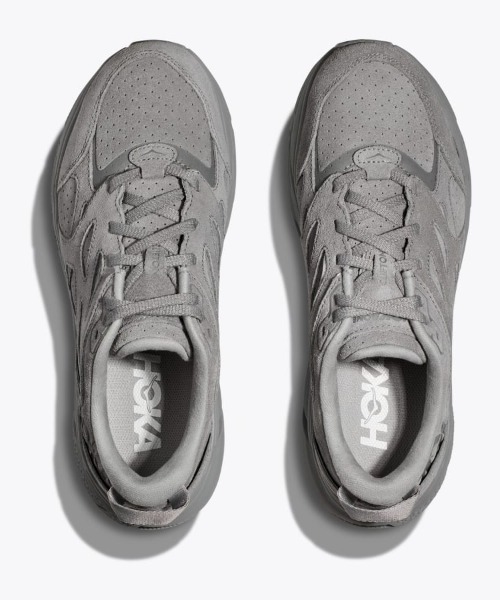 HOKA（ホカ）の「HOKA ONE ONE/ホカ オネオネ  CLIFTON L SUEDE クリフトン L スエード（スニーカー・メンズ・ブラック/グレー・23/24/25/26/27/28）」の4枚目の写真