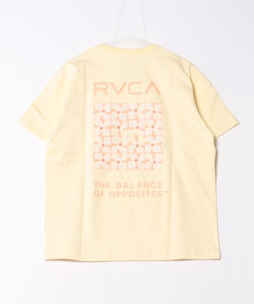 RVCA(ルーカ)の「【ユニセックス】RVCA/ルーカ バックプリントTシャツ/オーバーサイズ BF043-211(Tシャツ/カットソー・レディース・ブラック/ホワイト/ライトイエロー・L/M/S)」の1枚目の写真
