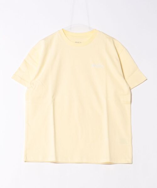 RVCA(ルーカ)の「【ユニセックス】RVCA/ルーカ バックプリントTシャツ/オーバーサイズ BF043-211(Tシャツ/カットソー・レディース・ブラック/ホワイト/ライトイエロー・L/M/S)」の4枚目の写真