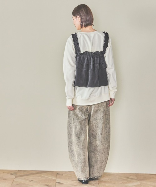 LAKOLE（ラコレ）の「フリルビスチェ / 291758（その他トップス・レディース・ブラック/グレー/アイボリー/クリーム・FREE）」の6枚目の写真