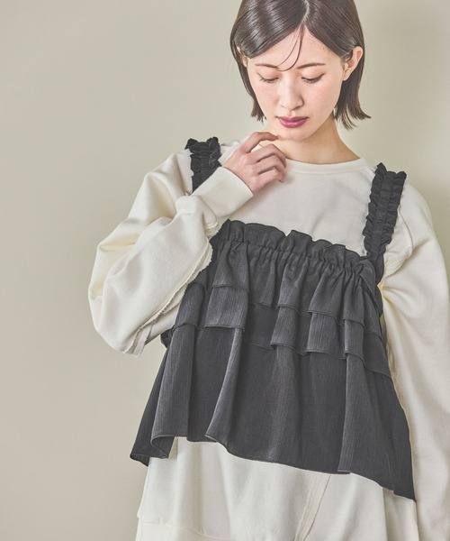 LAKOLE（ラコレ）の「フリルビスチェ / 291758（その他トップス・レディース・ブラック/グレー/アイボリー/クリーム・FREE）」の8枚目の写真