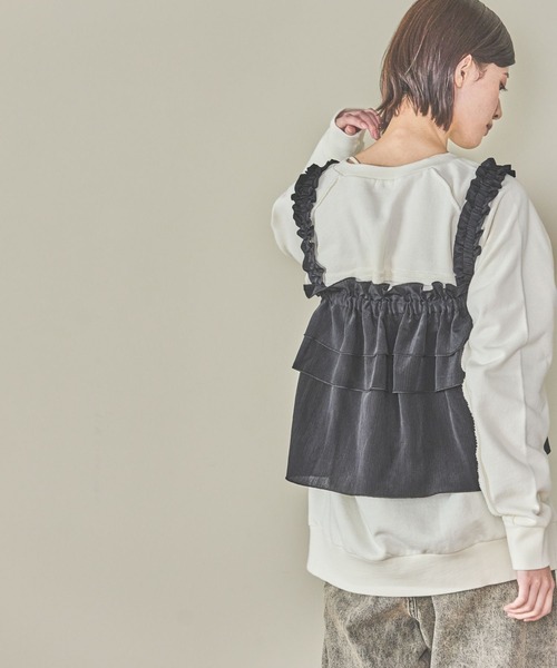 LAKOLE（ラコレ）の「フリルビスチェ / 291758（その他トップス・レディース・ブラック/グレー/アイボリー/クリーム・FREE）」の10枚目の写真