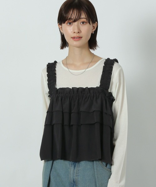 LAKOLE（ラコレ）の「フリルビスチェ / 291758（その他トップス・レディース・ブラック/グレー/アイボリー/クリーム・FREE）」の21枚目の写真