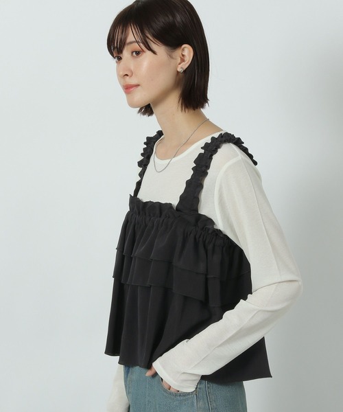 LAKOLE（ラコレ）の「フリルビスチェ / 291758（その他トップス・レディース・ブラック/グレー/アイボリー/クリーム・FREE）」の22枚目の写真