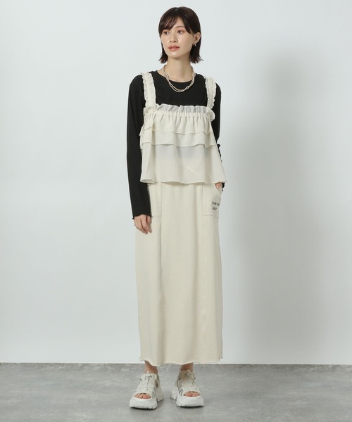 LAKOLE（ラコレ）の「フリルビスチェ / 291758（その他トップス・レディース・ブラック/グレー/アイボリー/クリーム・FREE）」の12枚目の写真