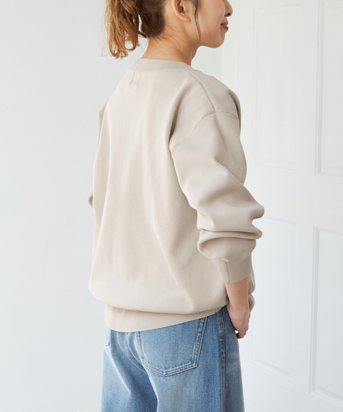 Spick & Span（スピックアンドスパン）の「《WEB限定 / 追加4》ウォッシャブクルーネックカーディガン（カーディガン/ボレロ・レディース・ブラック/ライトグレー・FREE）」の8枚目の写真