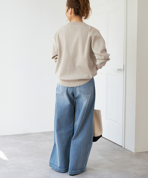 Spick & Span（スピックアンドスパン）の「《WEB限定 / 追加4》ウォッシャブクルーネックカーディガン（カーディガン/ボレロ・レディース・ブラック/ライトグレー・FREE）」の15枚目の写真