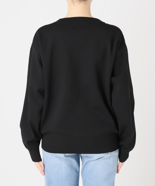 Spick & Span（スピックアンドスパン）の「《WEB限定 / 追加4》ウォッシャブクルーネックカーディガン（カーディガン/ボレロ・レディース・ブラック/ライトグレー・FREE）」の18枚目の写真