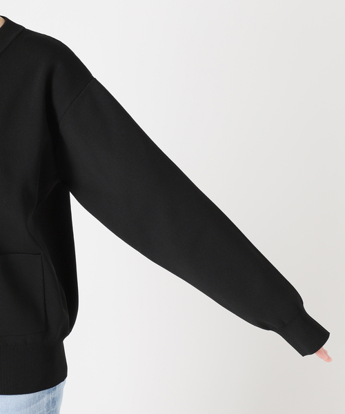 Spick & Span（スピックアンドスパン）の「《WEB限定 / 追加4》ウォッシャブクルーネックカーディガン（カーディガン/ボレロ・レディース・ブラック/ライトグレー・FREE）」の21枚目の写真