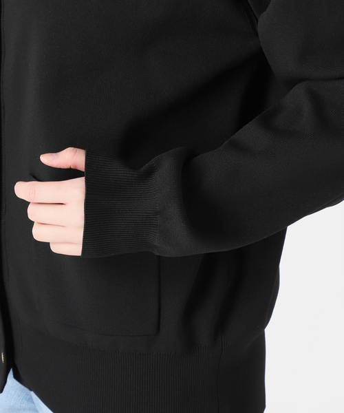 Spick & Span（スピックアンドスパン）の「《WEB限定 / 追加4》ウォッシャブクルーネックカーディガン（カーディガン/ボレロ・レディース・ブラック/ライトグレー・FREE）」の22枚目の写真
