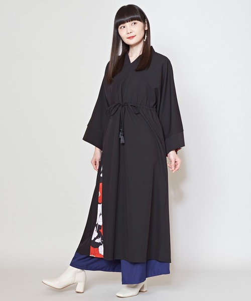 カヤ(カヤ)の「【カヤ】春華モダンならいワンピース(ワンピース・レディース・ブルー系その他/パープル系その他/ブラック×レッド・FREE)」の14枚目の写真