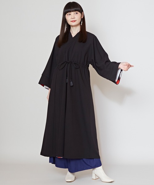 カヤ(カヤ)の「【カヤ】春華モダンならいワンピース(ワンピース・レディース・ブルー系その他/パープル系その他/ブラック×レッド・FREE)」の15枚目の写真