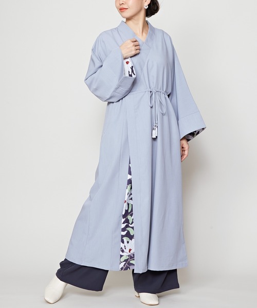 カヤ(カヤ)の「【カヤ】春華モダンならいワンピース(ワンピース・レディース・ブルー系その他/パープル系その他/ブラック×レッド・FREE)」の11枚目の写真