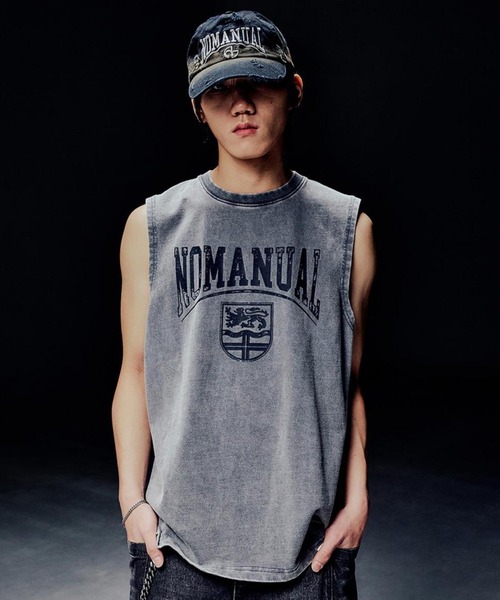 Tシャツ・カットソー NOMANUAL M.P GRAPHIC LONG SLEEVE TEE 5JH509 NOMANUAL】M.P GRAPHIC LONG SLEEVE TEE | OUR BRAND,NOMANUAL